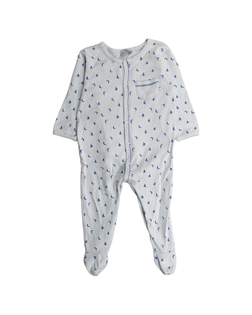 A White Jumpsuits from Absorba in size 6-12M for boy. (Front View)