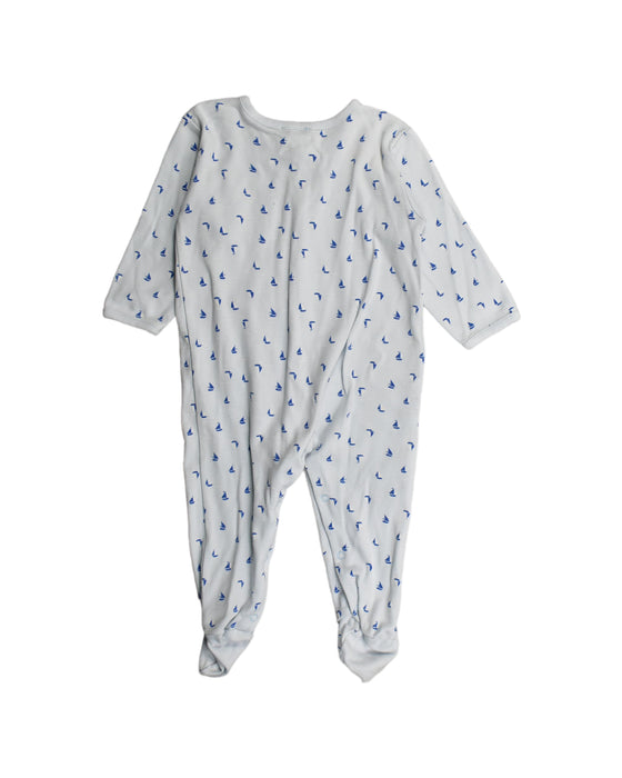 A White Jumpsuits from Absorba in size 6-12M for boy. (Back View)