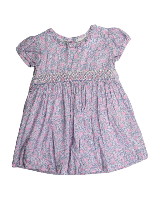 A Purple Short Sleeve Dresses from The Little White Company in size 18-24M for girl. (Front View)