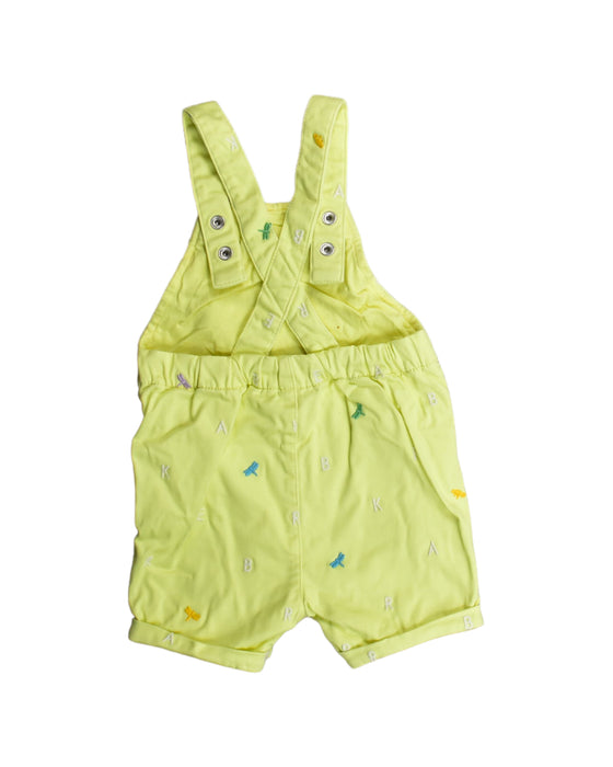 A Yellow Overall Shorts from Baker by Ted Baker in size 3-6M for neutral. (Back View)