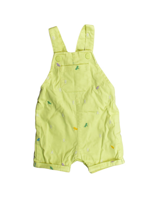 A Yellow Overall Shorts from Baker by Ted Baker in size 3-6M for neutral. (Front View)