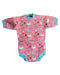A Pink Swimsuits from Splash About in size L for girl. (Front View)