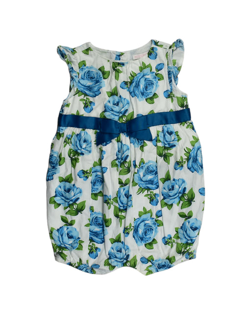 A White Rompers from Janie & Jack in size 12-18M for girl. (Front View)