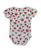 A White Bodysuits from Le Petit Society in size 12-18M for girl. (Back View)