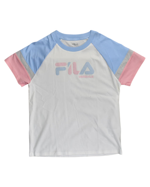 A Blue T Shirts from Fila in size 12Y for girl. (Front View)