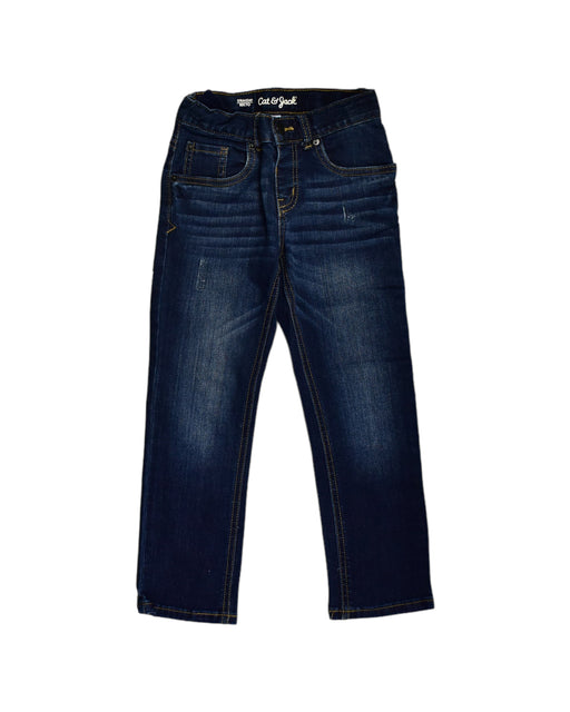 A Blue Jeans from Cat & Jack in size 5T for boy. (Front View)