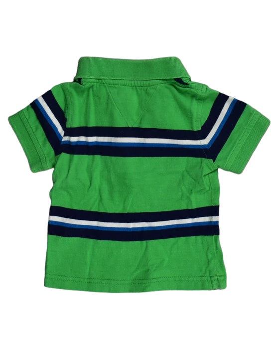 A Green Short Sleeve Polos from Tommy Hilfiger in size 6-12M for boy. (Back View)