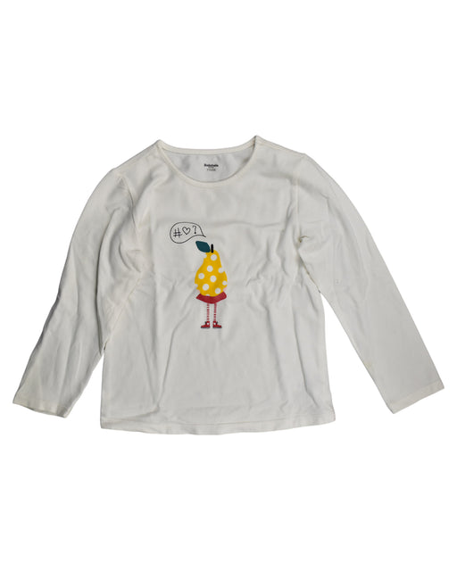 A White T Shirts from Balabala in size 5T for girl. (Front View)
