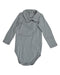 A Grey Bodysuits from Bonton in size 12-18M for boy. (Front View)