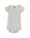 A White Bodysuits from Petit Bateau in size 6-12M for boy. (Front View)
