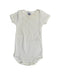 A White Bodysuits from Petit Bateau in size 6-12M for boy. (Front View)