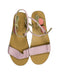 A Brown Sandals from Bonpoint in size 7Y for girl. (Front View)