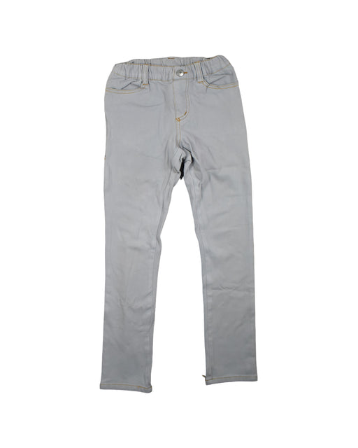 A Grey Jeans from Hakka in size 6T for girl. (Front View)