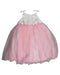 A White Sleeveless Dresses from Joan Calabrese in size 2T for girl. (Back View)