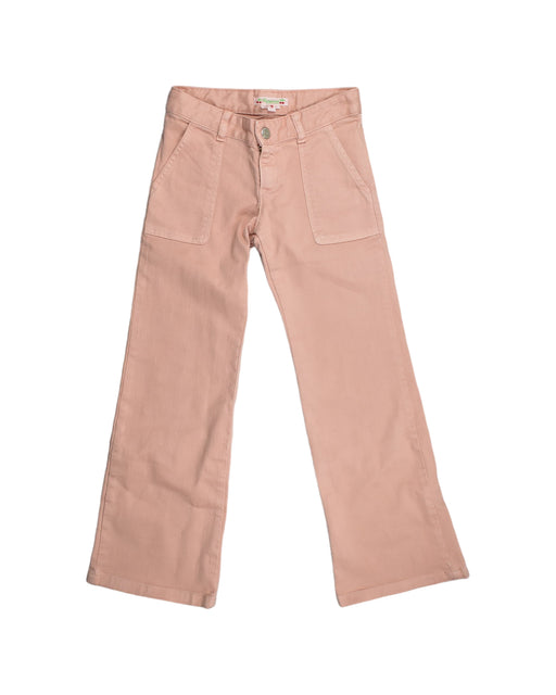 A Orange Jeans from Bonpoint in size 8Y for girl. (Front View)