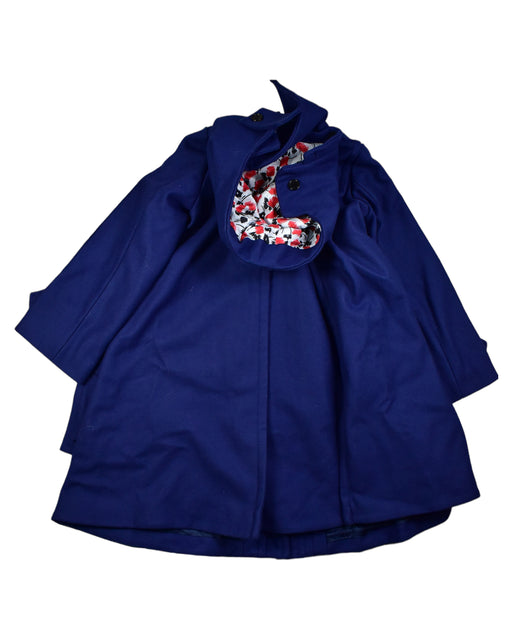 A Blue Coats from Marni in size 8Y for girl. (Front View)