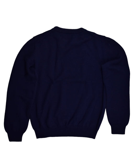 A Blue Knit Sweaters from Young Versace in size 12Y for boy. (Front View)