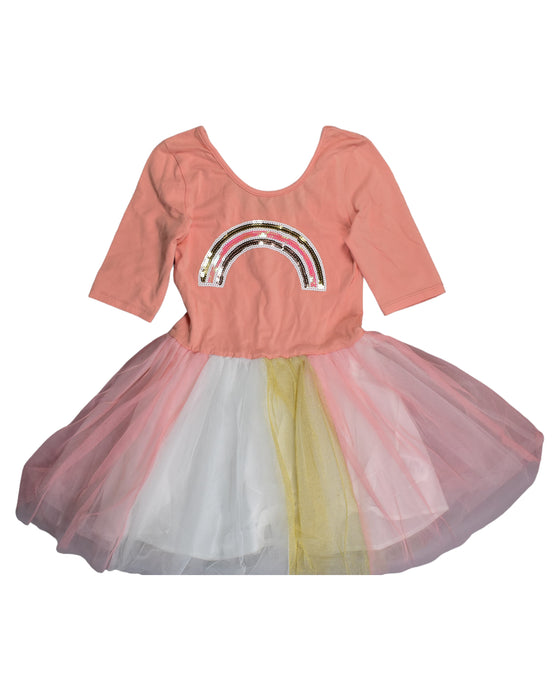 A Multicolour Short Sleeve Dresses from Seed in size 10Y for girl. (Back View)