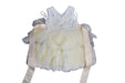 A Yellow Sleeveless Dresses from Lovely Lace Baby in size 6-12M for girl. (Front View)