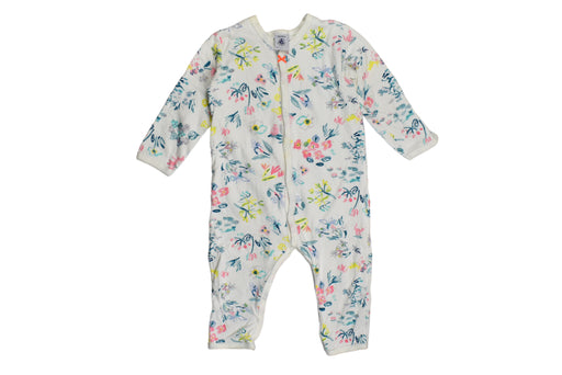 A White Jumpsuits from Petit Bateau in size 18-24M for girl. (Front View)