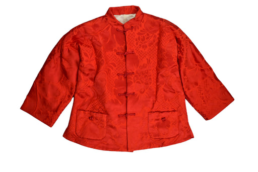 A Red Long Sleeve Tops from Shiatzy Chen in size 3T for boy. (Front View)