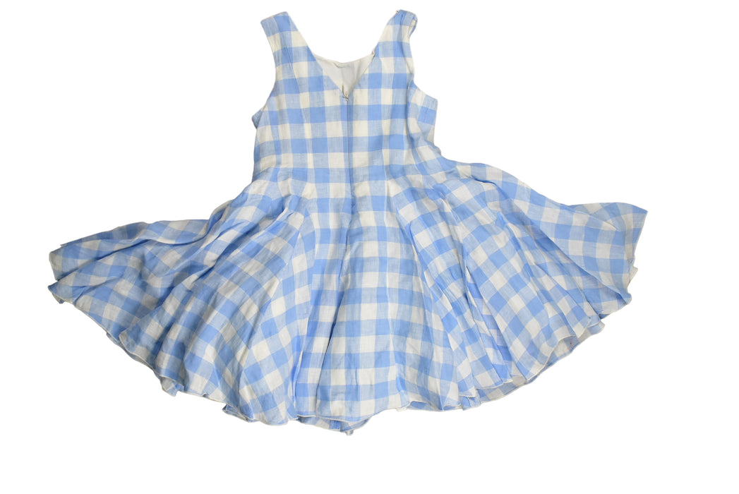 A Blue Sleeveless Dresses from Nicholas & Bears in size 3T for girl. (Back View)