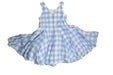 A Blue Sleeveless Dresses from Nicholas & Bears in size 3T for girl. (Back View)