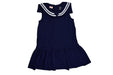 A Blue Sleeveless Dresses from Polo Ralph Lauren in size 18-24M for girl. (Front View)