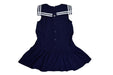 A Blue Sleeveless Dresses from Polo Ralph Lauren in size 18-24M for girl. (Back View)