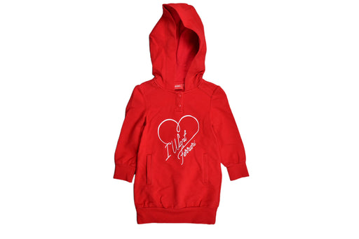 A Red Hoodie from Ferrari in size 2T for girl. (Front View)