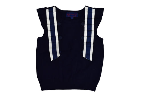 A Blue Sweater Vests from Nicholas & Bears in size 4T for girl. (Front View)