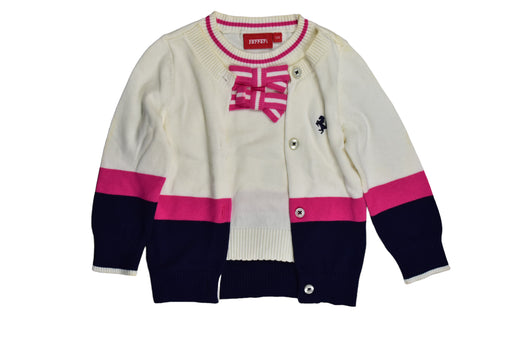 A Pink Cardigans from Ferrari in size 12-18M for girl. (Front View)
