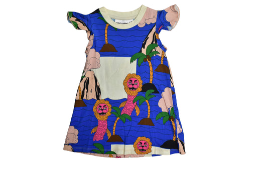 A Multicolour Short Sleeve Dresses from Mini Rodini in size 3T for girl. (Front View)