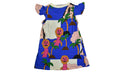 A Multicolour Short Sleeve Dresses from Mini Rodini in size 3T for girl. (Back View)