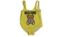 A Yellow Swimsuits from Moschino in size 6-12M for girl. (Front View)