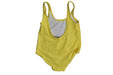 A Yellow Swimsuits from Moschino in size 6-12M for girl. (Back View)