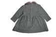 A Grey Long Sleeve Dresses from Il Gufo in size 12-18M for girl. (Back View)