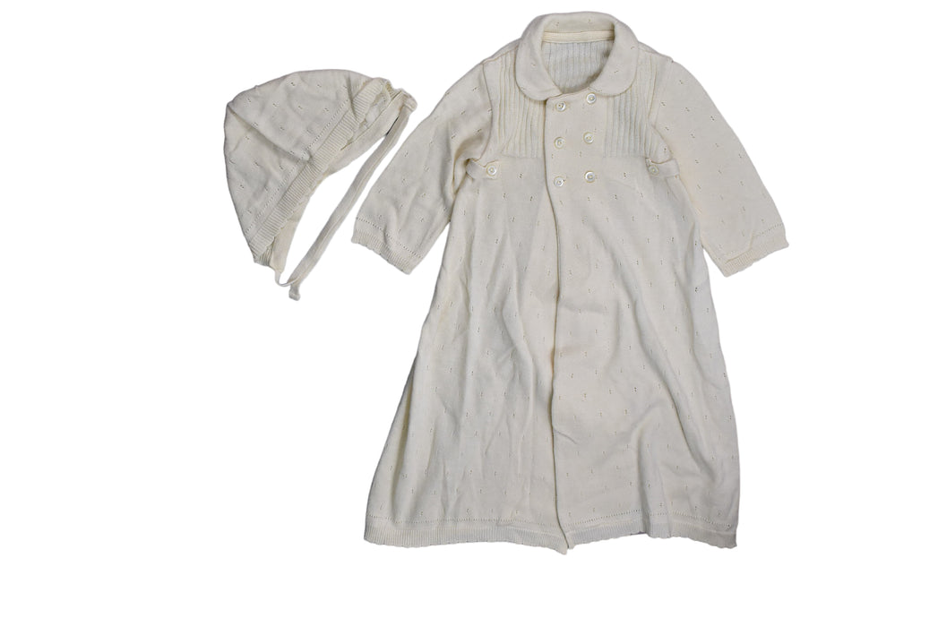 A White Sleepsacs from Hoppetta in size Newborn for girl. (Front View)