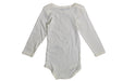 A White Bodysuits from Petit Bateau in size 12-18M for girl. (Back View)