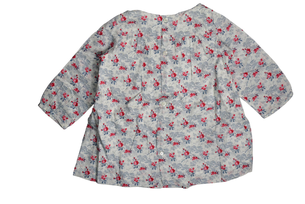 A White Long Sleeve Dresses from Bonpoint in size 12-18M for girl. (Back View)