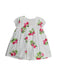 A White Short Sleeve Dresses from Mayoral in size 6-12M for girl. (Back View)