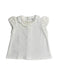 A White Short Sleeve Tops from Mayoral in size 3-6M for girl. (Front View)