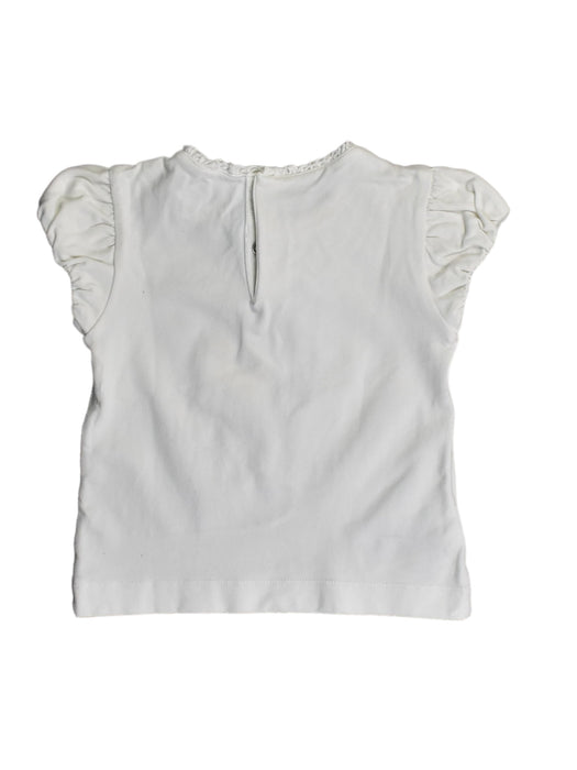 A White Short Sleeve Tops from Mayoral in size 18-24M for girl. (Back View)