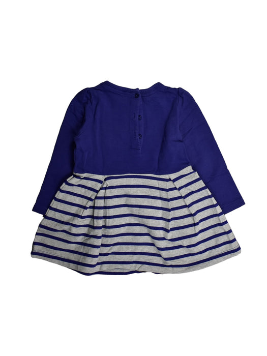 A Blue Long Sleeve Dresses from Monsoon in size 18-24M for girl. (Back View)