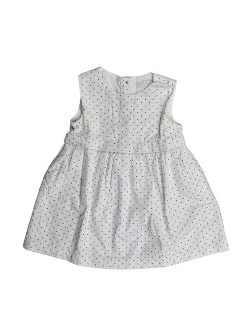 A White Sleeveless Dresses from The Little White Company in size 6-12M for girl. (Front View)