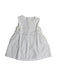 A White Sleeveless Dresses from The Little White Company in size 6-12M for girl. (Front View)