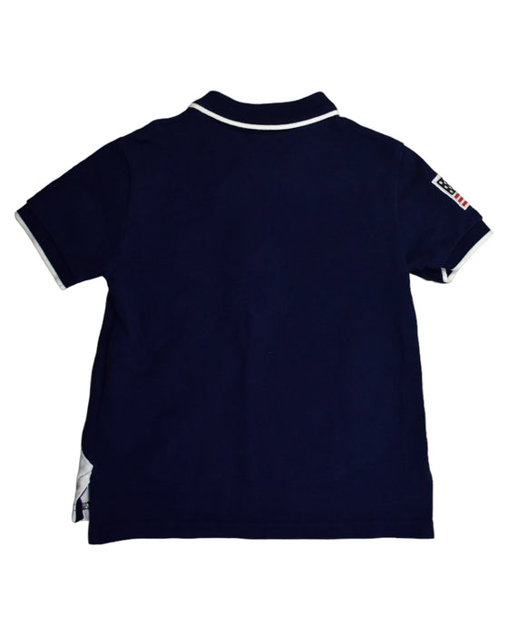 A Blue Short Sleeve Polos from Polo Ralph Lauren in size 2T for boy. (Back View)