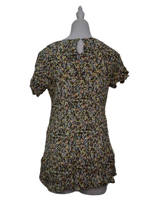 A Black Short Sleeve Tops from Seraphine in size S for maternity. (Back View)