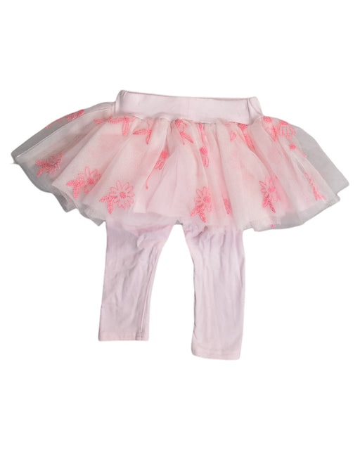A Pink Leggings from Seed in size 6-12M for girl. (Front View)
