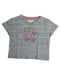 A Grey T Shirts from Johnnie b in size 7Y for girl. (Front View)